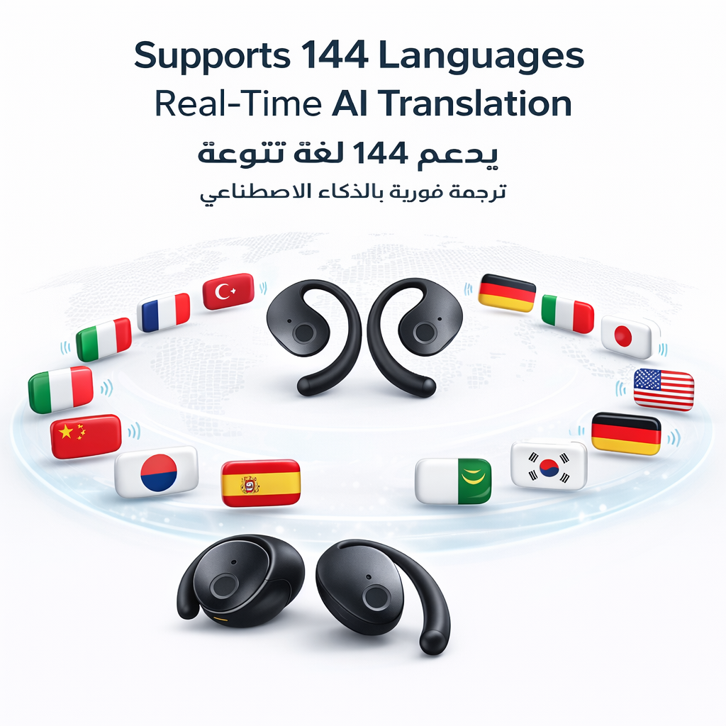 سماعات الترجمة الفورية الذكية